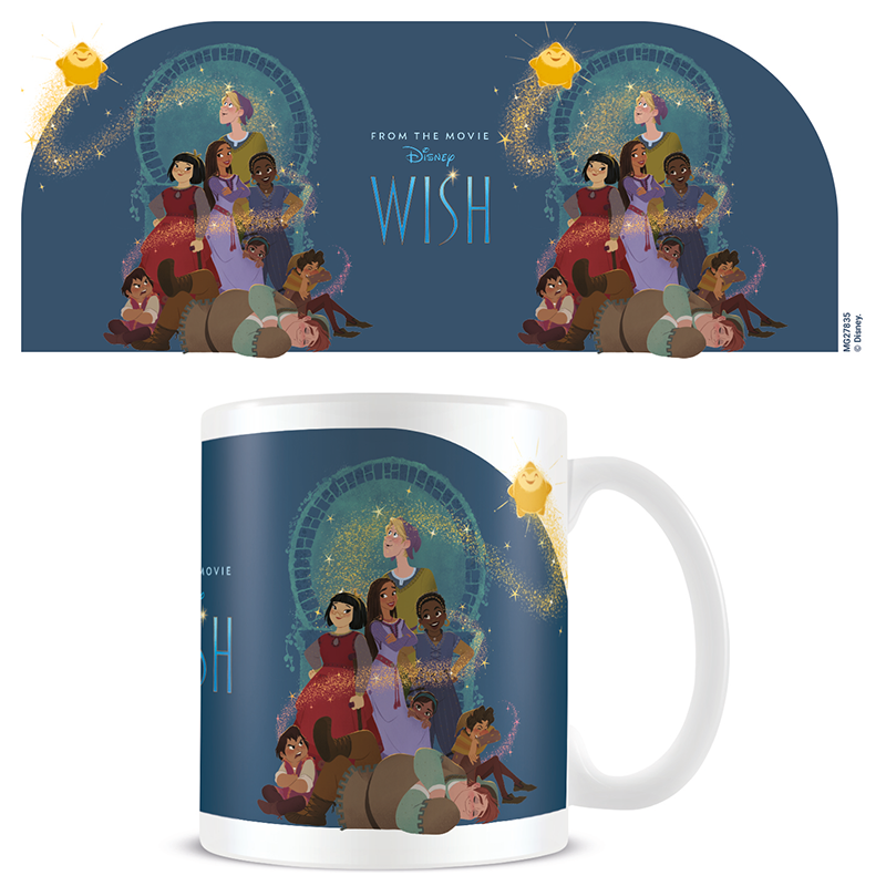 Mug en céramique Personnages de souhaits (Le désir d'un cœur) 315 ml WISH DISNEY