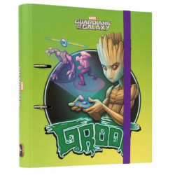 CLASSEUR - JE S'APPELLE GROOT - LES GARDIENS DE LA GALAXIE - MARVEL