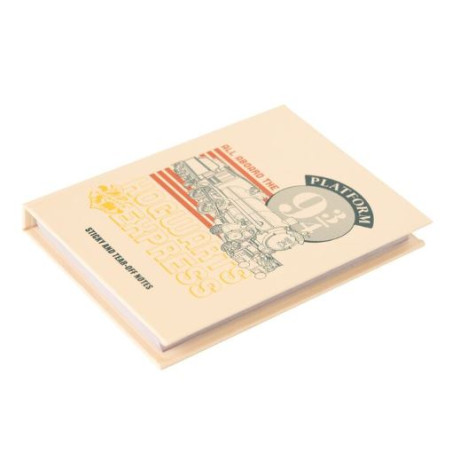 CARNET DE NOTES AUTOCOLLANTS PLATEFORME 9 3/4 - HARRY POTTER
