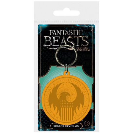 PORTE-CLES EN CAOUTCHOUC LOGO MACUSA - LES ANIMAUX FANTASTIQUES