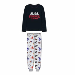Pyjama long en jersey simple Stranger Things TAILLE L