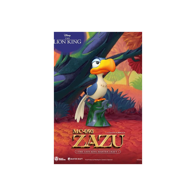 Disney statuette Master Craft Le Roi Lion Zazu 20 cm