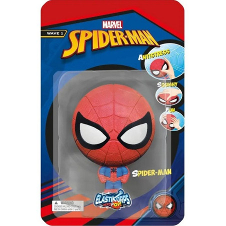 DISPLAY FIGURINE ELASTIKORPS SPIDERMAN MARVEL ANTI STRESSE