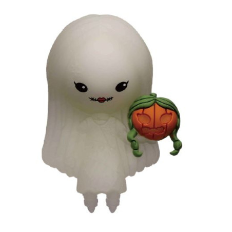 AIMANT 3D EN MOUSSE SALLY AVEC CITROUILLE - ETRANGE NOEL DE MR JACK - DISNEY