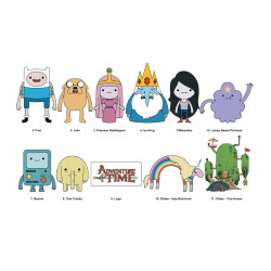 display bag clip adventure time