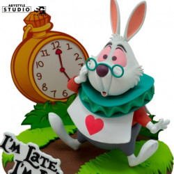FIGURINE LAPIN BLANC ALICE AUX PAYS DES MERVEILLES DISNEY