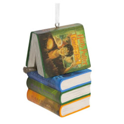 DECORATION DE NOEL LIVRES ET BAGUETTES - HARRY POTTER