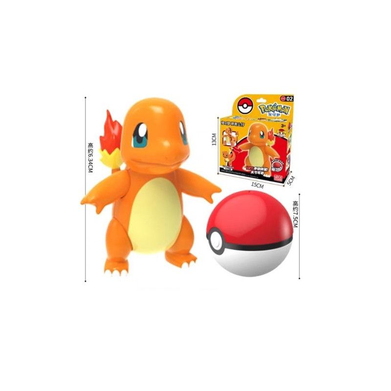 POKEMON MODEL KIT & POKEBALL SALAMECHE