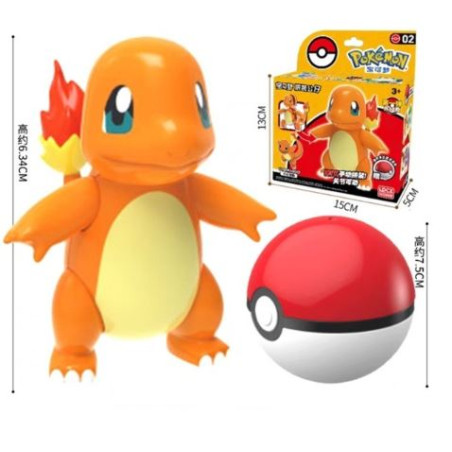 POKEMON MODEL KIT & POKEBALL SALAMECHE