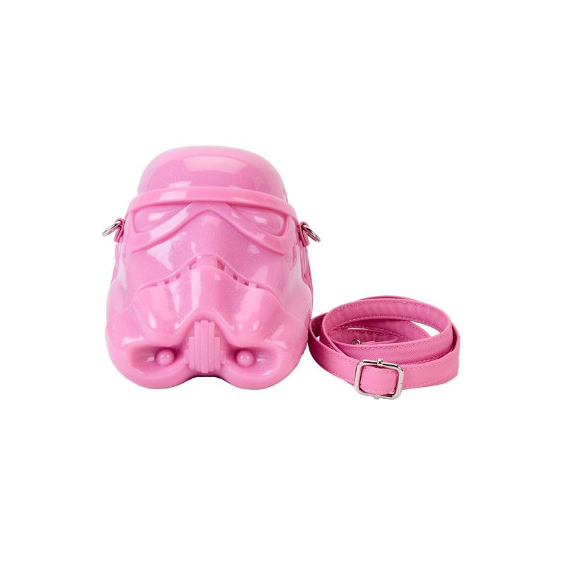 SAC BANDOULIERE STORMTROOPER ROSE - STAR WARS - LOUNGEFLY