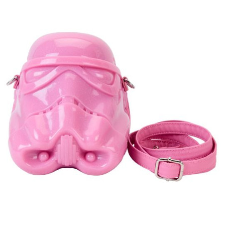 SAC BANDOULIERE STORMTROOPER ROSE - STAR WARS - LOUNGEFLY