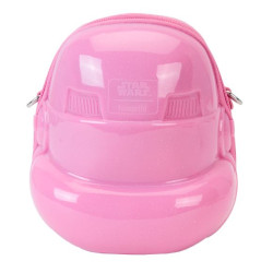SAC BANDOULIERE STORMTROOPER ROSE - STAR WARS - LOUNGEFLY
