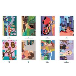 Coloriages au numéro Disney - Les Grands classiques