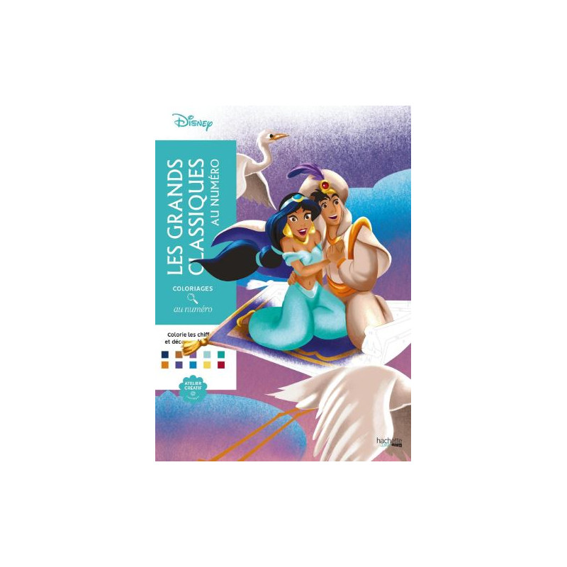 Coloriages au numéro Disney - Les Grands classiques au numéro