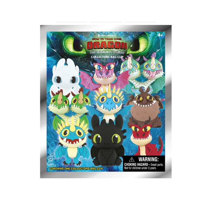 DISPLAY BAG CLIP DRAGONS SERIE 1 DREAMWORKS