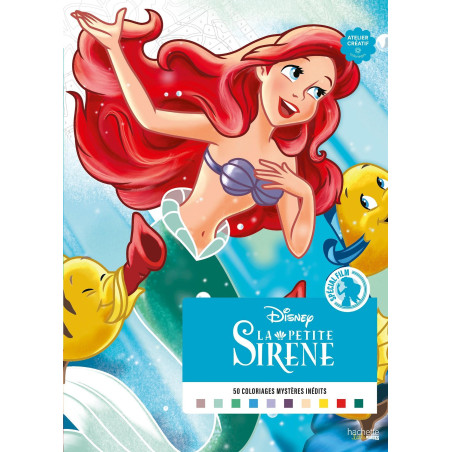LIVRE DE COLORIAGE LA PETITE SIRENE DISNEY