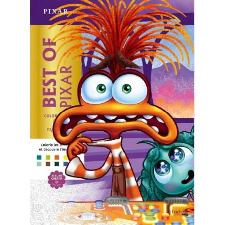 Livre de Coloriage Mystère Best of Pixar Disney