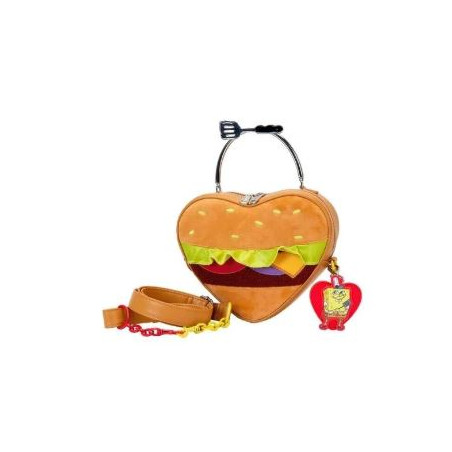 SAC BANDOULIERE KRABBYPATTY - BOB L'EPONGE - LOUNGEFLY