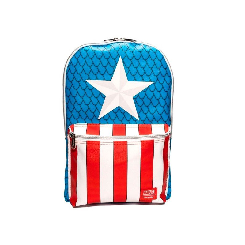 Sac à dos Captain America avec épingle - Loungefly - Marvel