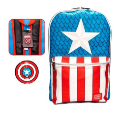 Sac à dos Captain America avec épingle - Loungefly - Marvel