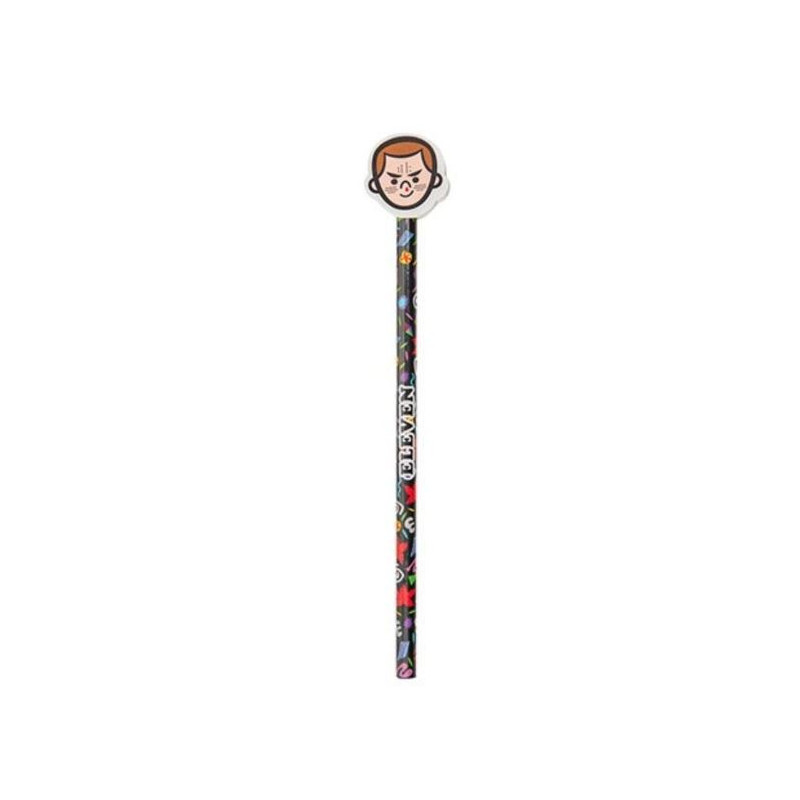 Crayon à papier avec gomme Onze 19,5 cm stranger things