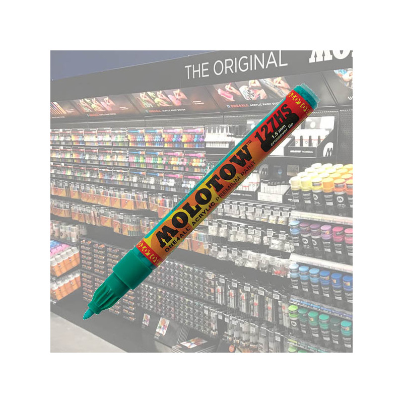feutre Molotow Acrylic Marker One4All 1,5mm 206 Lagoon Blue