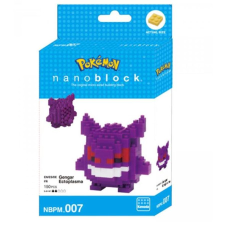 POKEMON - Ectoplasma - Figurine Nanoblock 10cm