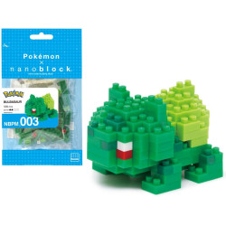 POKEMON - Bulbizarre - Figurine Nanoblock 10cm