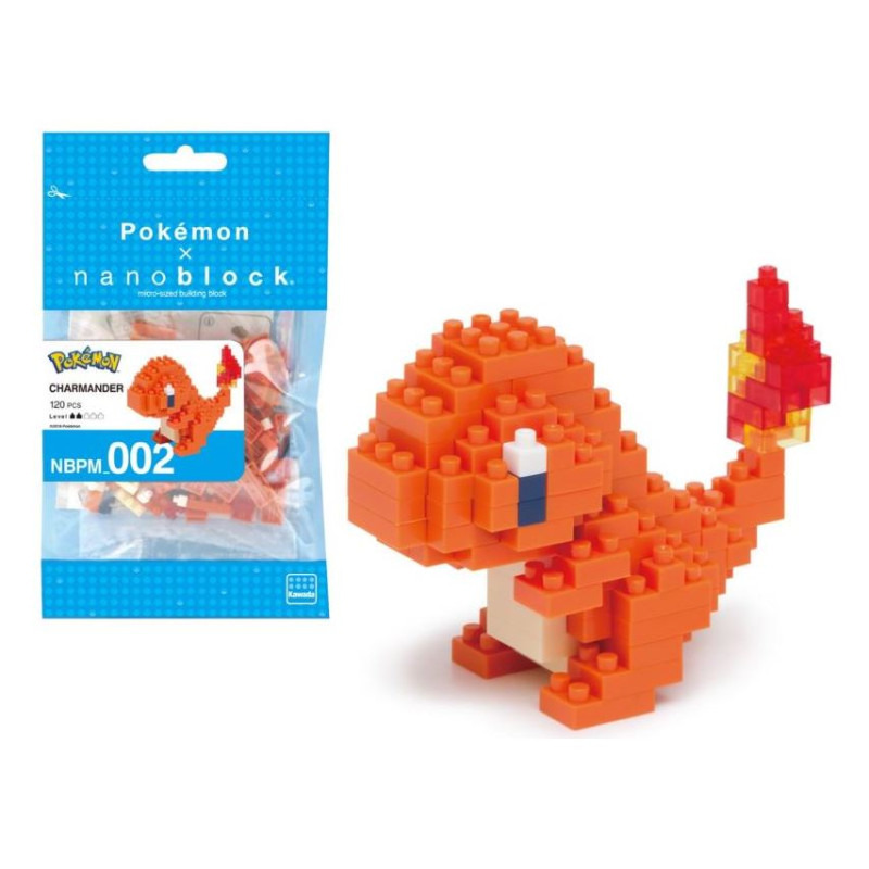 POKEMON - Salamèche - Figurine Nanoblock 10cm