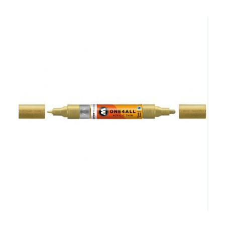 Feutre Marqueur Acrylique Metallic Gold Molotow N°228