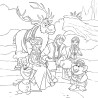 Coloriage Familles Disney
