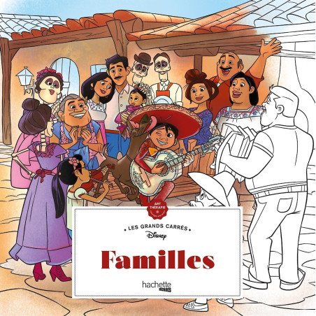 Coloriage Familles Disney