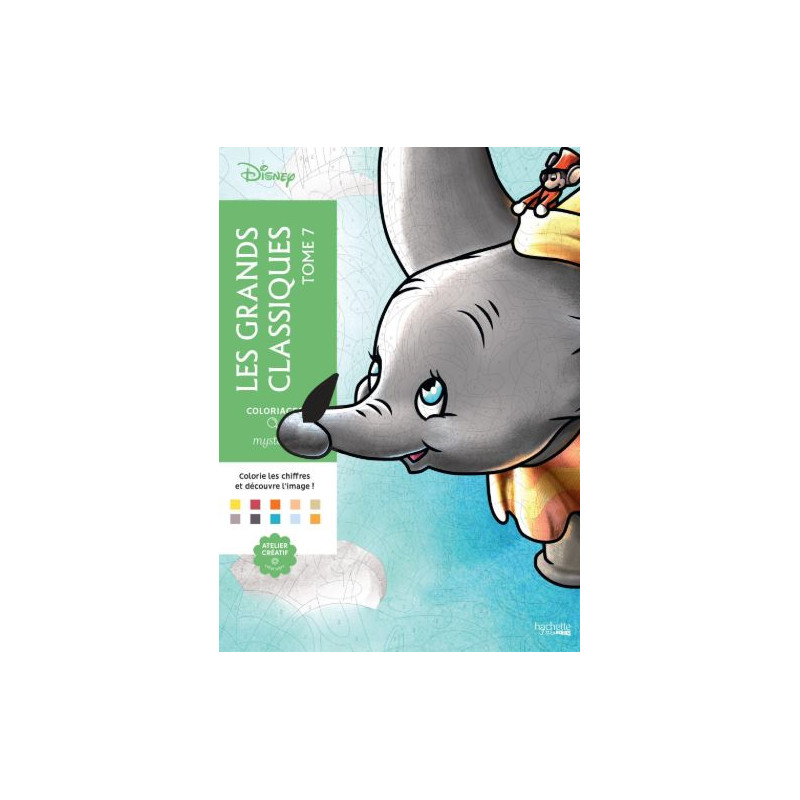 Coloriage mystères les grands classiques tome 7 disney