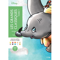 Coloriage mystères les grands classiques tome 7 disney