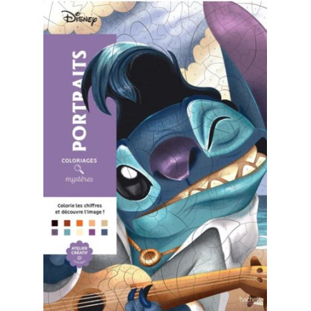 Coloriage Mystères Portraits Disney