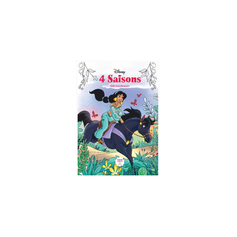 LIVRE DE COLORIAGE - 4 SAISONS ( 100 COLORIAGES ) - DISNEY