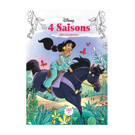 LIVRE DE COLORIAGE - 4 SAISONS ( 100 COLORIAGES ) - DISNEY
