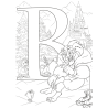 LIVRE DE COLORIAGE ABECEDAIRE - DISNEY