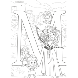 LIVRE DE COLORIAGE ABECEDAIRE - DISNEY