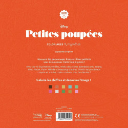 COLORIAGE Grand carré mystères - Petites Poupées DISNEY