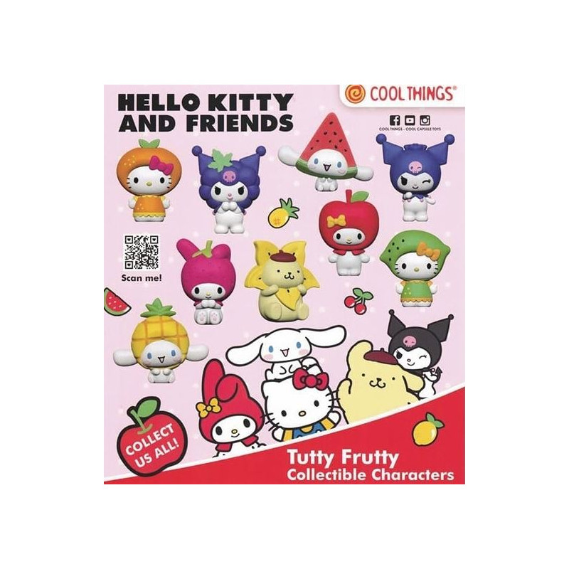DISPLAY FIGURINE CAPSULE HELLO KITTY AND FRIENDS SANRIO