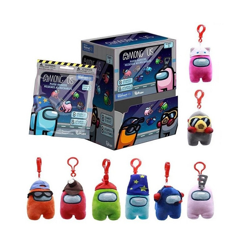BLIND BAG PORTE CLES  PELUCHE AMONG US SOUS LICENCE