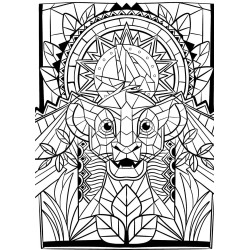 Coloriage 100% SIMBA DISNEY