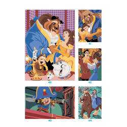 Coloriages mystères Spécial film - La Belle et la Bête disney