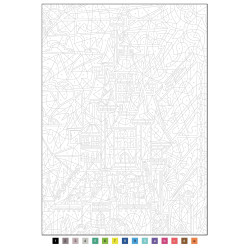 Coloriages mystères Spécial film - La Belle et la Bête disney