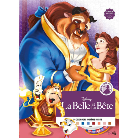 Coloriages mystères Spécial film - La Belle et la Bête disney