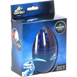 Jurassic World Ensemble de papeterie dans un œuf surprise
