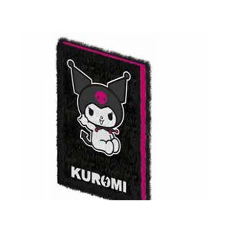 Carnet de Note en peluche - KUROMI - Hello Kitty