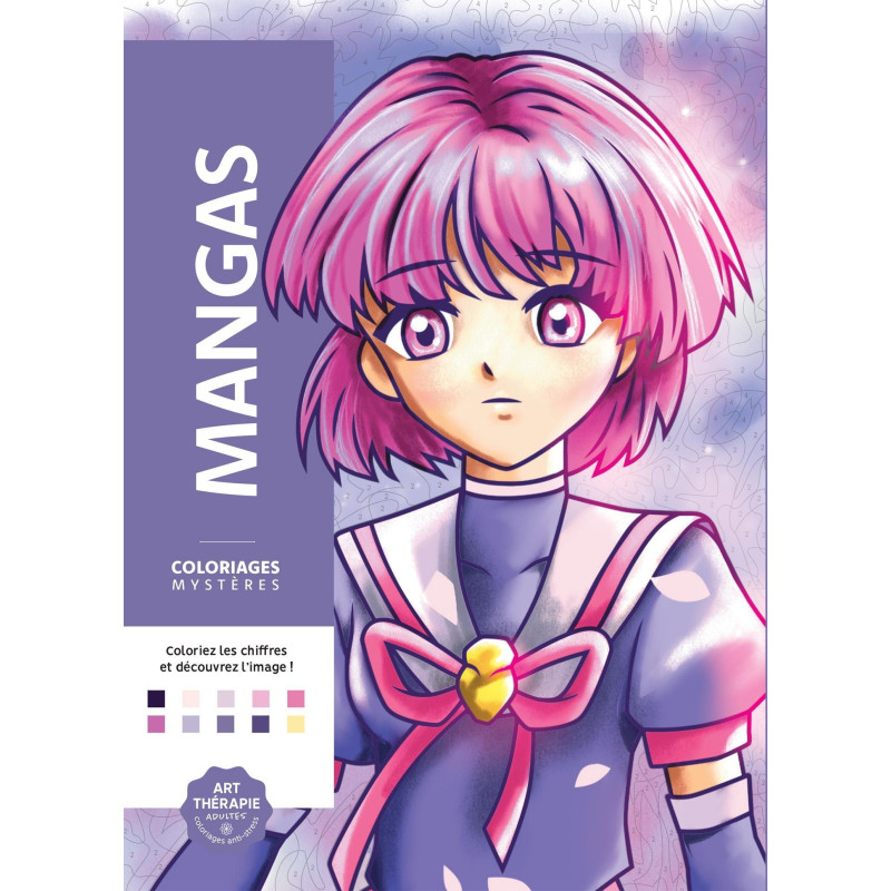 Coloriages mystères - Mangas