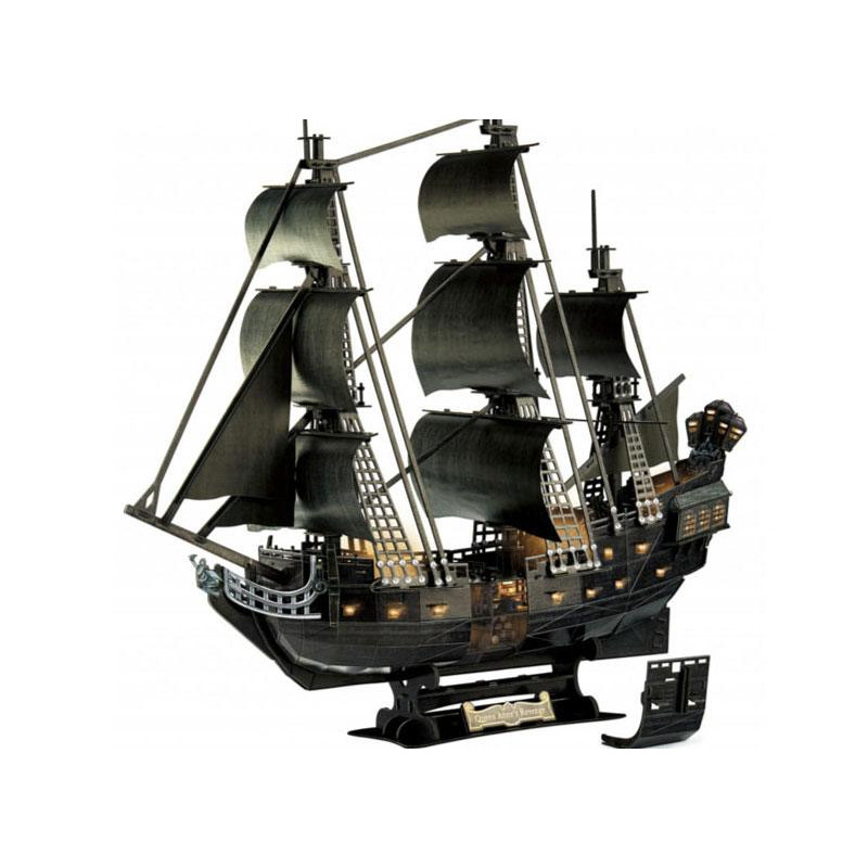 Pirates des Caraïbes : La Vengeance de Salazar puzzle 3D Black Pearl LED Edition